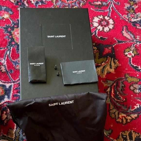 Saint Laurent Women's Cream Mules - Picture 7 of 10